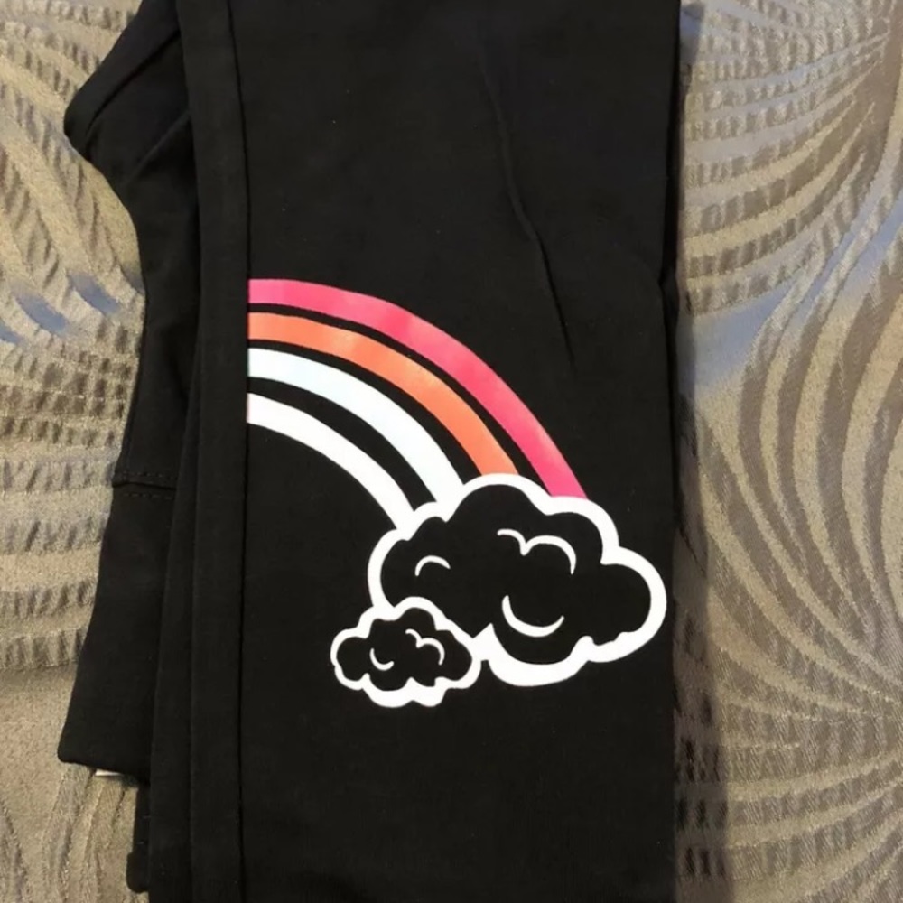 Justice full length leggings size 8